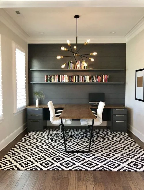 Modern home office for two deals